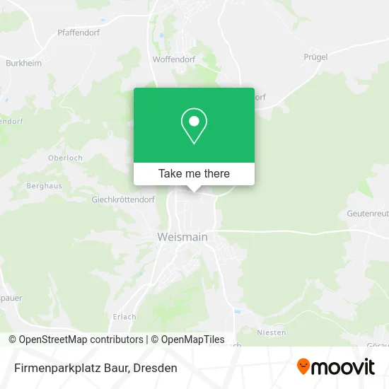 Карта Firmenparkplatz Baur