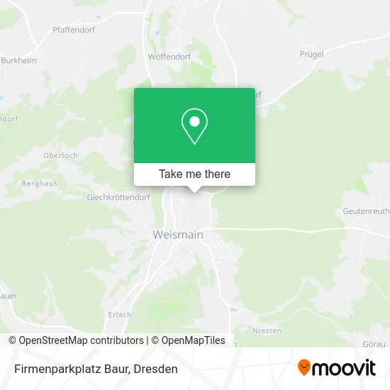 Карта Firmenparkplatz Baur