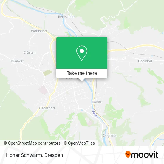 Карта Hoher Schwarm