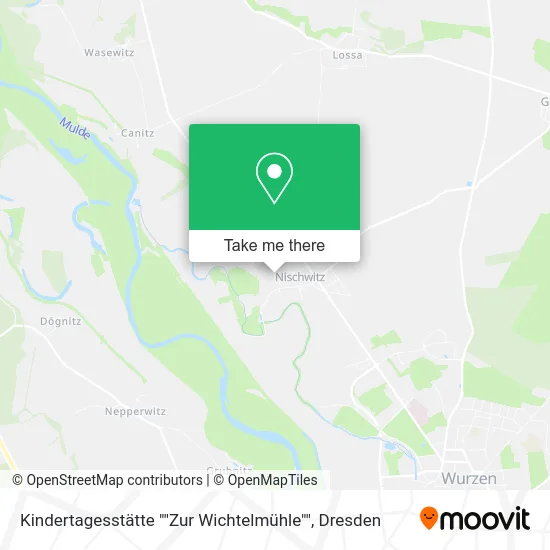 Карта Kindertagesstätte ""Zur Wichtelmühle""