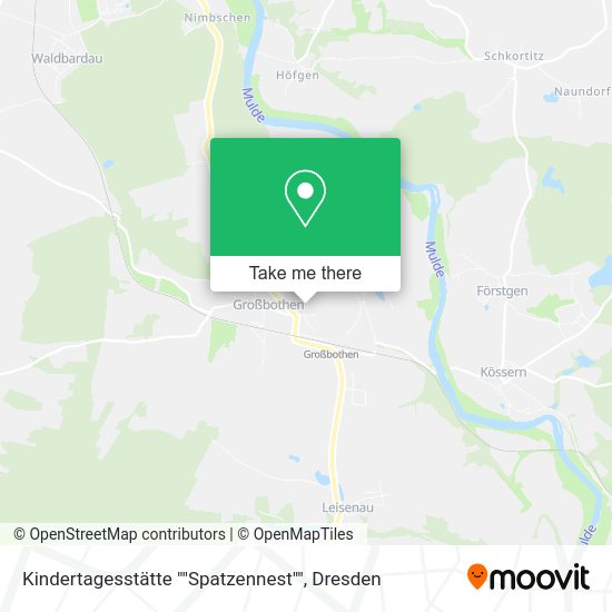 Карта Kindertagesstätte ""Spatzennest""