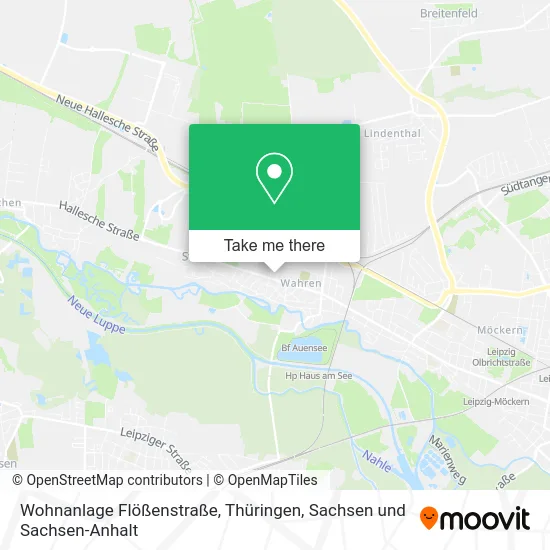 Карта Wohnanlage Flößenstraße