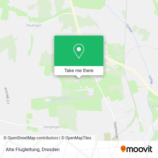 Карта Alte Flugleitung