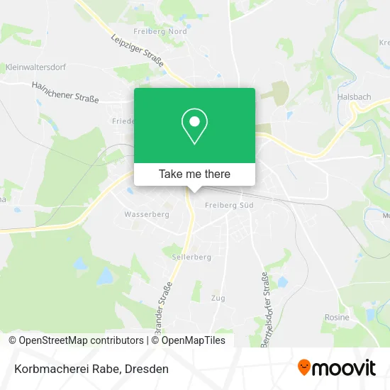 Карта Korbmacherei Rabe