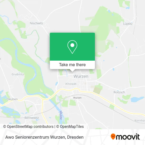 Карта Awo Seniorenzentrum Wurzen