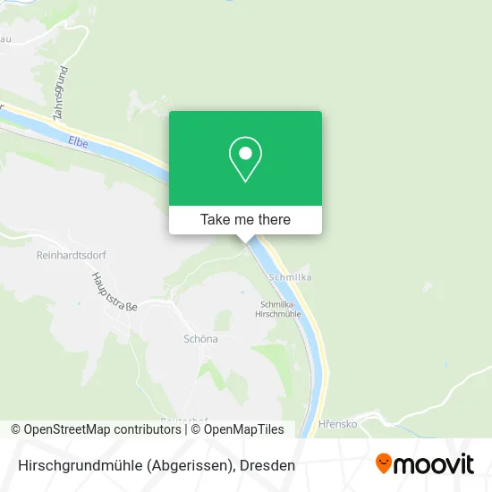 Карта Hirschgrundmühle (Abgerissen)