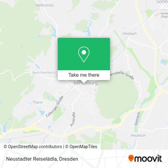 Карта Neustadter Reiselädla