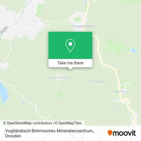 Карта Vogtländisch-Böhmisches Mineralienzentrum
