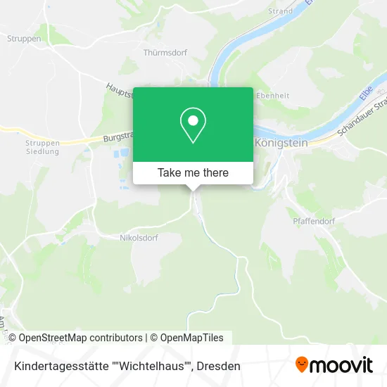Карта Kindertagesstätte ""Wichtelhaus""