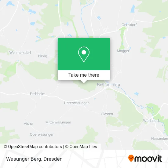 Карта Wasunger Berg