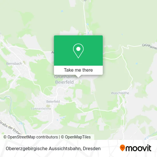 Карта Obererzgebirgische Aussichtsbahn