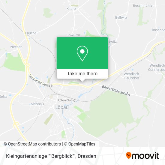 Карта Kleingartenanlage ""Bergblick""
