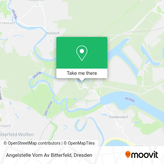 Карта Angelstelle Vom Av Bitterfeld