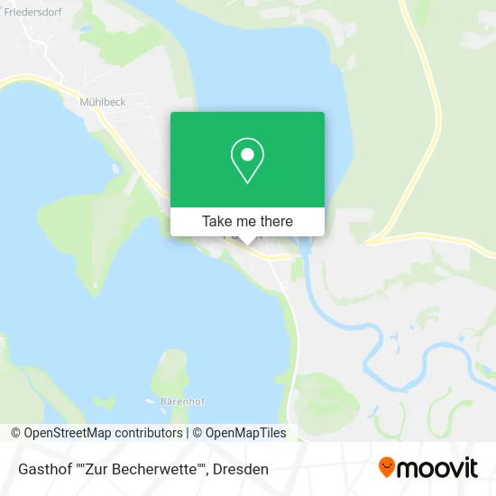 Карта Gasthof ""Zur Becherwette""