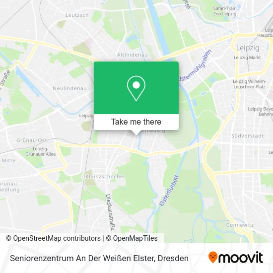 Карта Seniorenzentrum An Der Weißen Elster