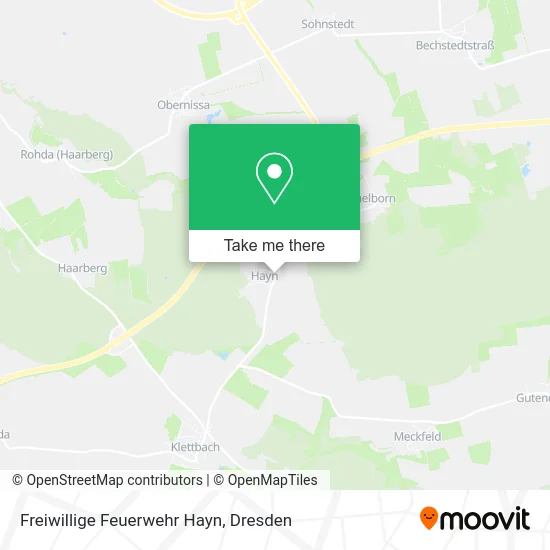 Карта Freiwillige Feuerwehr Hayn