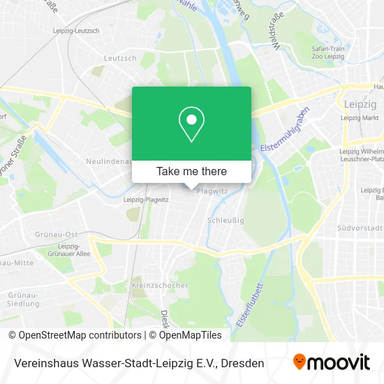 Карта Vereinshaus Wasser-Stadt-Leipzig E.V.