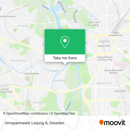 Карта Umspannwerk Leipzig A
