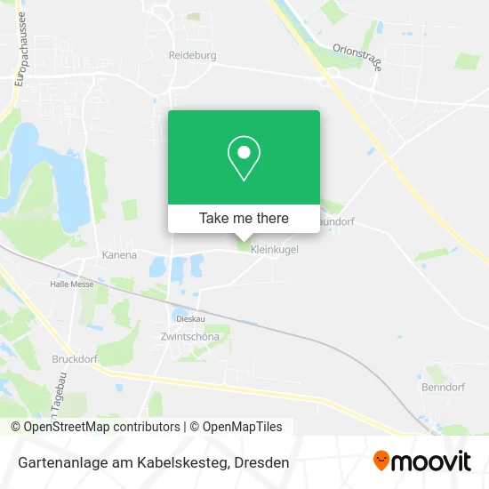 Карта Gartenanlage am Kabelskesteg