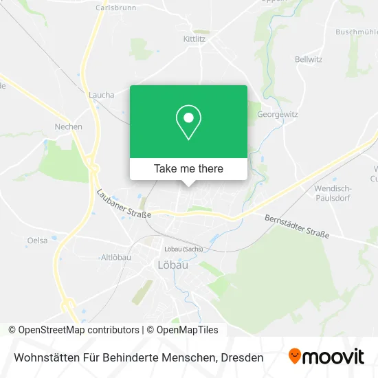 Карта Wohnstätten Für Behinderte Menschen