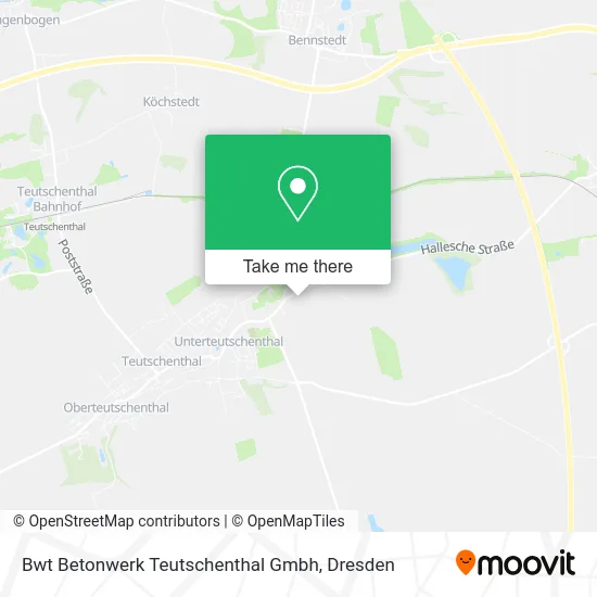 Карта Bwt Betonwerk Teutschenthal Gmbh