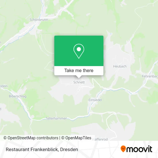 Карта Restaurant Frankenblick