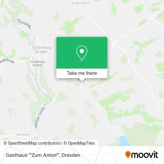 Карта Gasthaus ""Zum Anton""