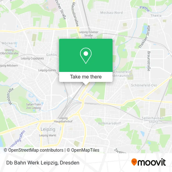 Карта Db Bahn Werk Leipzig