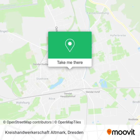 Карта Kreishandwerkerschaft Altmark