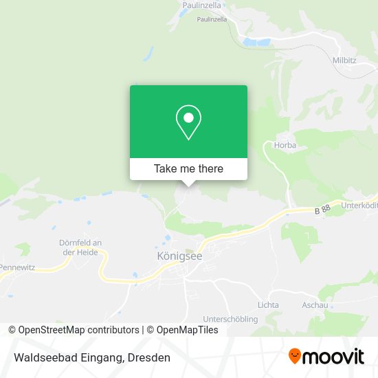 Карта Waldseebad Eingang