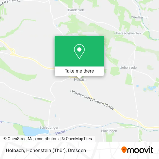 Карта Holbach, Hohenstein (Thür)