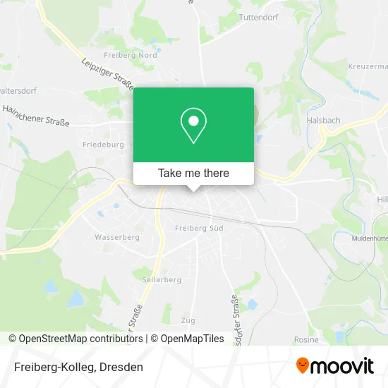 Карта Freiberg-Kolleg