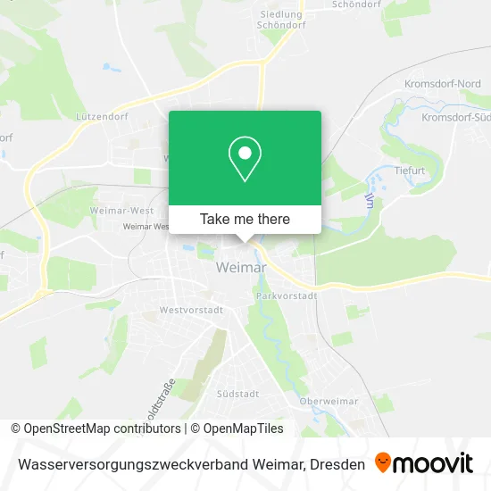 Wasserversorgungszweckverband Weimar map