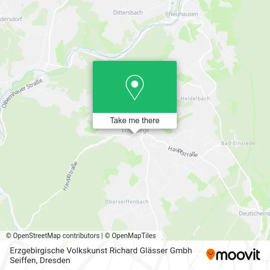 Карта Erzgebirgische Volkskunst Richard Glässer Gmbh Seiffen