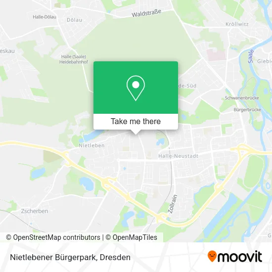 Карта Nietlebener Bürgerpark