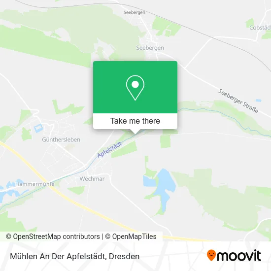 Карта Mühlen An Der Apfelstädt