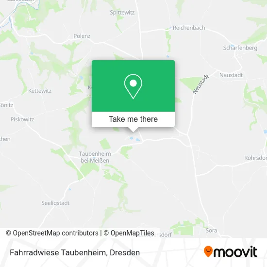 Карта Fahrradwiese Taubenheim