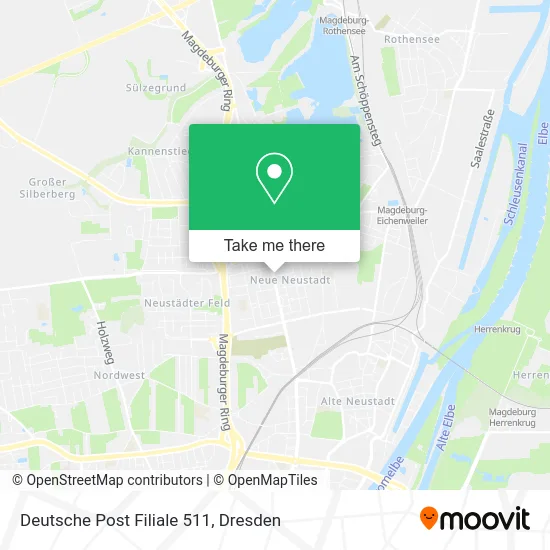 Карта Deutsche Post Filiale 511