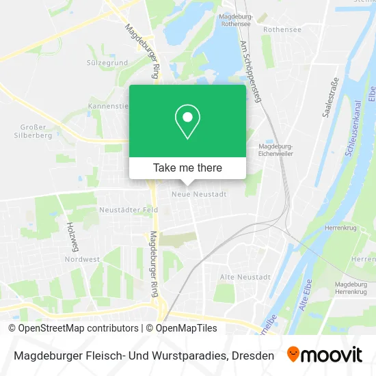 Карта Magdeburger Fleisch- Und Wurstparadies