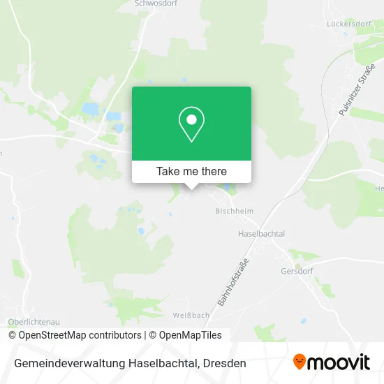 Карта Gemeindeverwaltung Haselbachtal