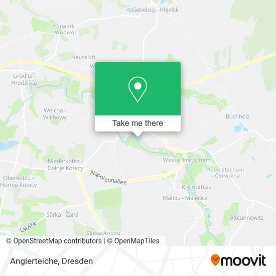 Карта Anglerteiche