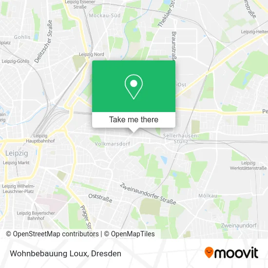 Карта Wohnbebauung Loux