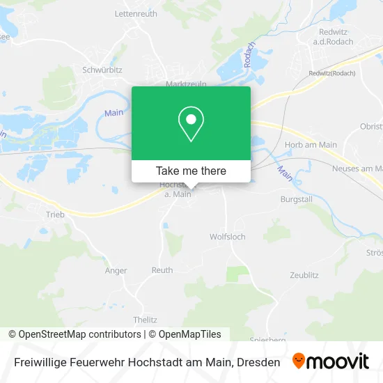 Карта Freiwillige Feuerwehr Hochstadt am Main