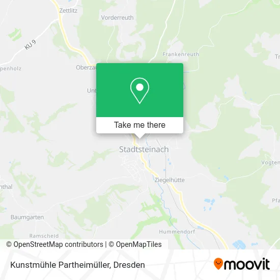 Карта Kunstmühle Partheimüller