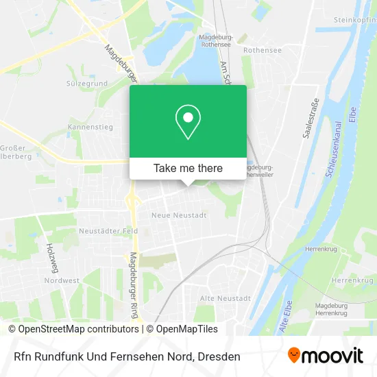 Карта Rfn Rundfunk Und Fernsehen Nord