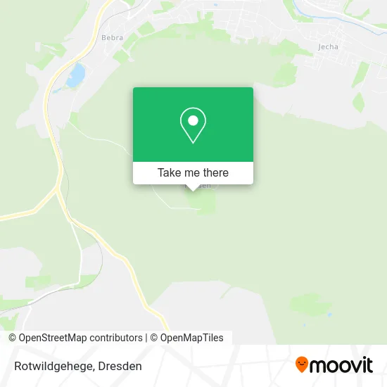 Карта Rotwildgehege