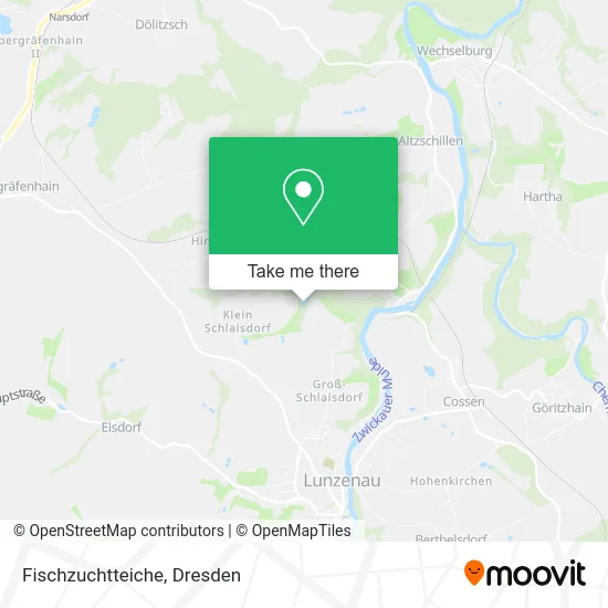 Карта Fischzuchtteiche