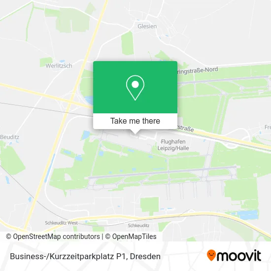 Карта Business-/Kurzzeitparkplatz P1
