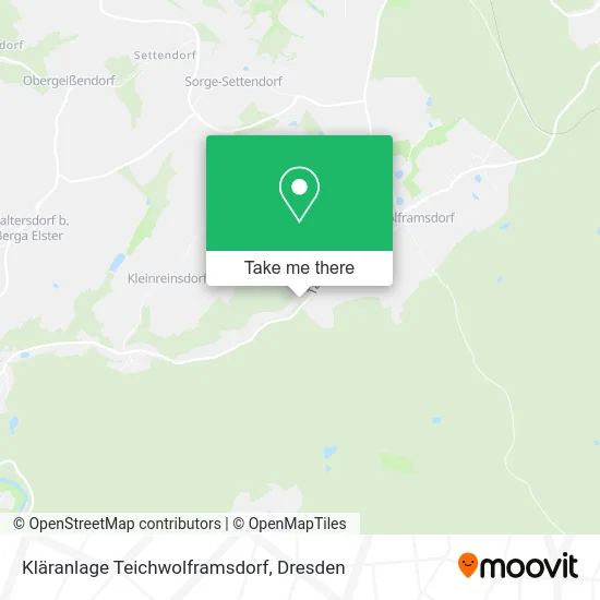 Карта Kläranlage Teichwolframsdorf
