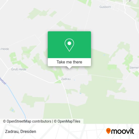 Карта Zadrau